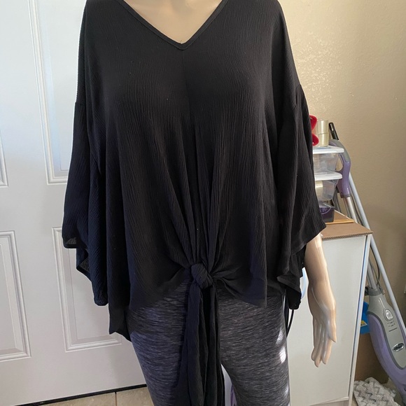 Black with very low cut neck size large worn once - Picture 2 of 8